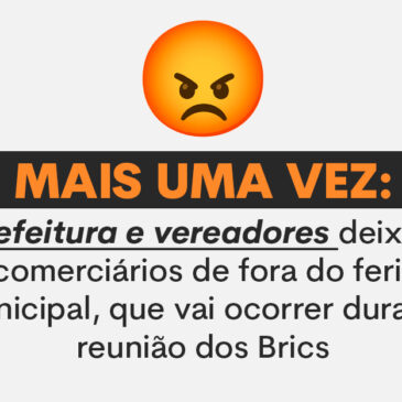 Prefeitura e vereadores deixam os comerciários de fora do feriado municipal, que vai ocorrer durante reunião dos Brics